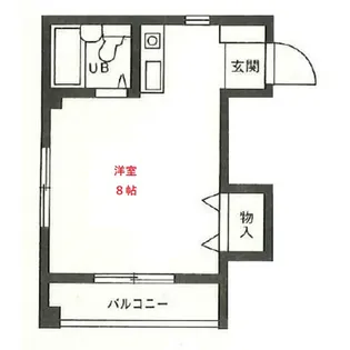 リバーズ多摩【2階】の間取り