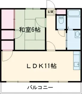 山本マンション【2階】の間取り