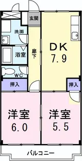 サンライズ【1階】の間取り