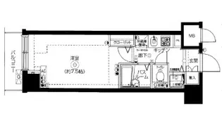 フェニックス武蔵関参番館【6階】の間取り