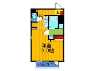 プラリア磯島【1階】の間取り
