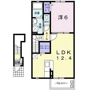 フォルテII【2階】の間取り