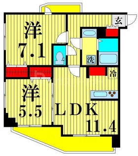 クレストコート綾瀬【3階】の間取り