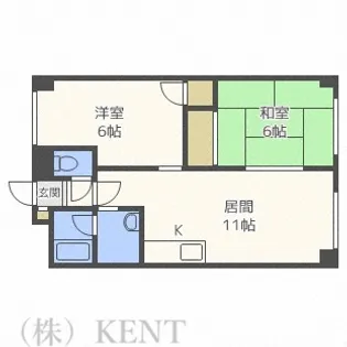 メゾンノーブル【2階】の間取り