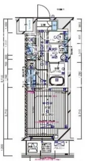 メインステージ水天宮前【9階】の間取り