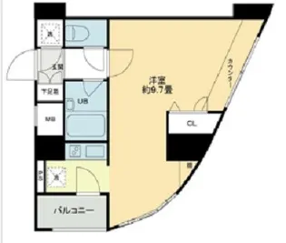 クロスレジデンス蒲田【8階】の間取り