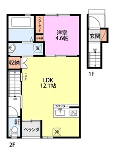 カルチェ【2階】の間取り