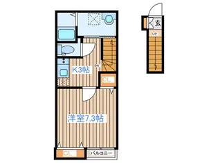 BAU若林【2階】の間取り