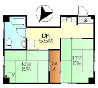中元ビル【3階】の間取り