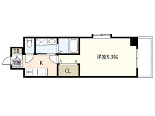 GRACE WEST CITY【6階】の間取り