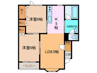 グレイス87【2階】の間取り