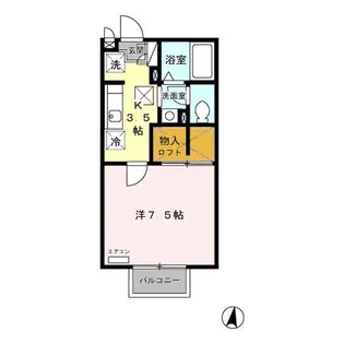 MA MAISON 船岡東【1階】の間取り