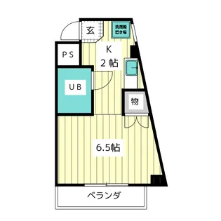 アスカビル【2階】の間取り