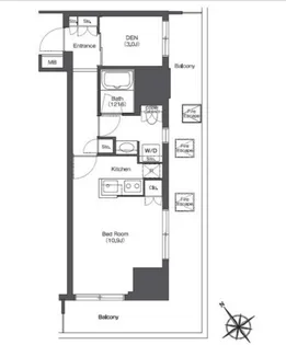 東京ポートシティ竹芝 レジデンスタワー【2階】の間取り