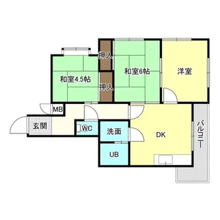 サンセットビレッジ【5階】の間取り