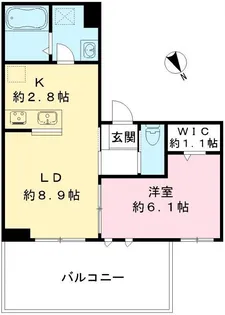 ルリエ目黒中央町【3階】の間取り