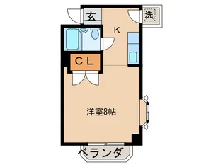 ベルネージュ【4階】の間取り