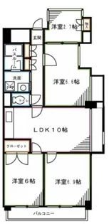 アトリウムまるや【3階】の間取り