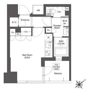 コンフォリア新中野【3階】の間取り