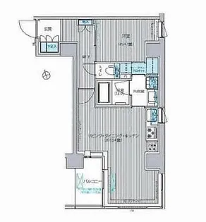 RODIA日本橋茅場町【4階】の間取り