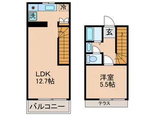 マナ-ハウス【1階】の間取り