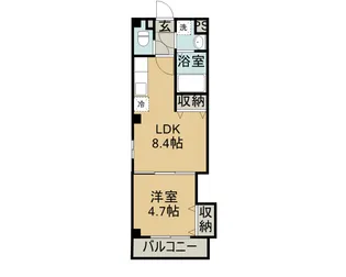 センチュリーヒルズ幕張C棟【2階】の間取り