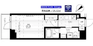 グランドコンシェルジュ鷺宮【3階】の間取り
