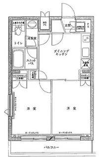 ルーブル中野弥生町弐番館【4階】の間取り