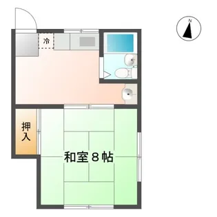パーパス山田【2階】の間取り