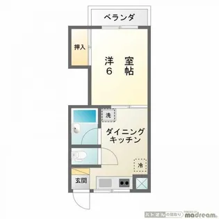 キャビン23【4階】の間取り