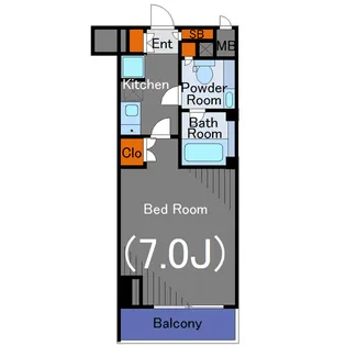 ウィスティリア高津【3階】の間取り