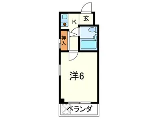 サンシャイン1【2階】の間取り