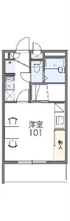 レオパレスセジュール弐番館【2階】の間取り