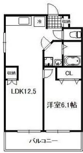 エンゼルハイツ【2階】の間取り