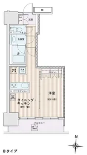 エスティメゾン錦糸町II【4階】の間取り