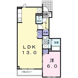 グラシオッソ【1階】の間取り