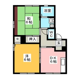 フロレゾン北村 IV【1階】の間取り