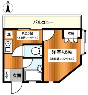 グリーンハイム菊名【1階】の間取り
