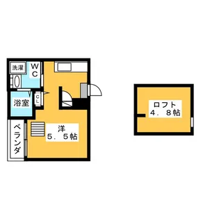 クラリチェ【1階】の間取り