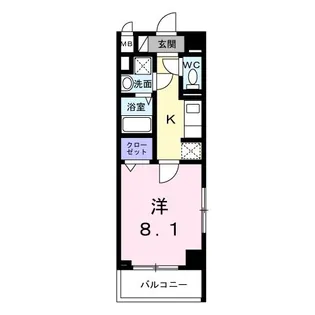 AHKS アークス【1階】の間取り