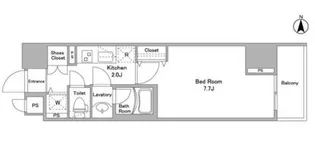 BPRレジデンス西早稲田【6階】の間取り