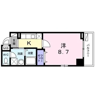 ブライトマーチ タナカ【3階】の間取り