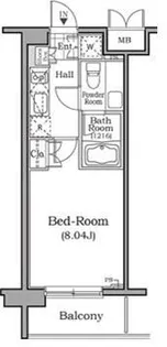 レジディア用賀【4階】の間取り