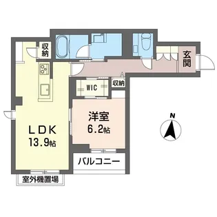 エルミタージュII【3階】の間取り
