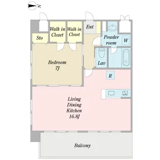 MM Hills Place横濱【5階】の間取り