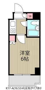 SOCIETY MINAMI-GYOUTOKU(K-017)【3階】の間取り