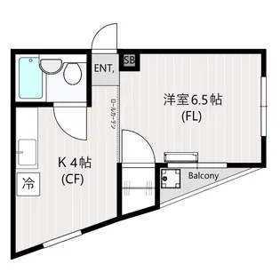 ハイツ小いけ【2階】の間取り