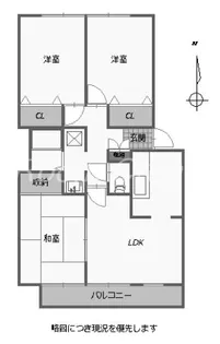 フォブールブリエA【2階】の間取り