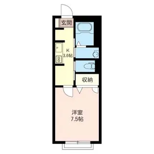 K・プレイス【1階】の間取り