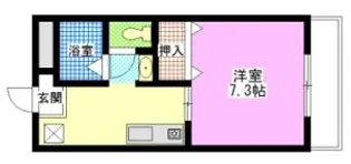 フェリシティヒルズ岸 B【2階】の間取り